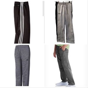 Boys Youth Medium Under Armour Adidas Lot Bundle Pants